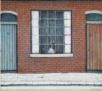 L.S. Lowry Flowers in a Window 1956