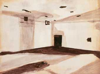 Luc Tuymans Gas Chamber 1986 Oil on canvas