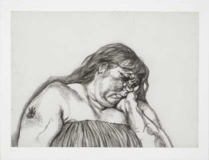 Lucian Freud Woman with an Arm Tattoo 1996
