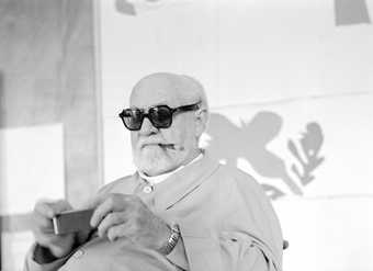 Henri Matisse with sunglasses