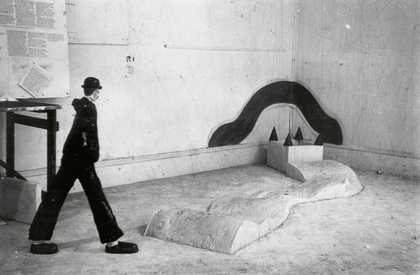 Richard Long Walking Man and Plaster Path