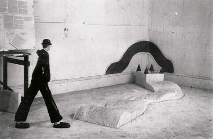 Richard Long Walking Man and Plaster Path