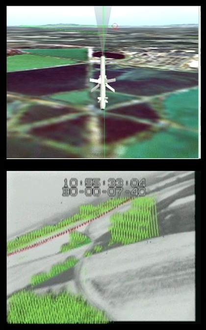Harun Farocki Two stills from Eye/Machine III 2003