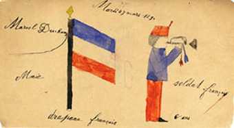 Marcel Duchamp French Flag, French Soldier 1894