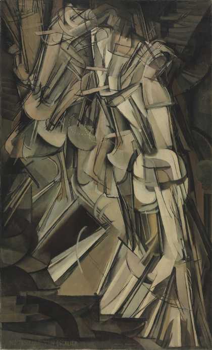 Marcel Duchamp, Nude Descending a Staircase (No. 2) 1912 - Philadelphia Museum of Art