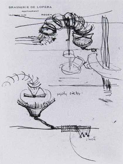 Marcel Duchamp Sieves and Detail of the Butterfly Pump 1914