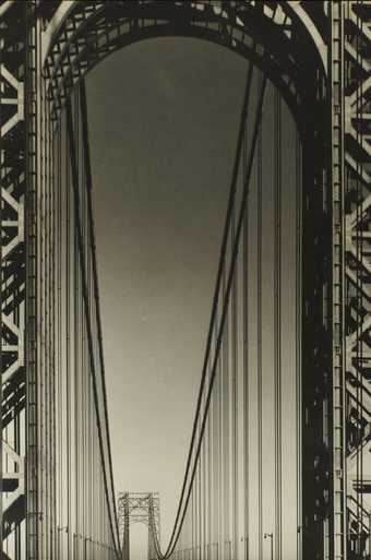 Margaret Bourke-White George Washington Bridge 1933 The Sir Elton John Photographic Collection © Estate of Margaret Bourke-White/Licensed by VAGA, New York, NY