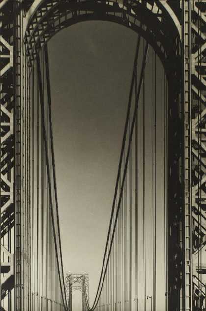 Margaret Bourke-White George Washington Bridge 1933 The Sir Elton John Photographic Collection © Estate of Margaret Bourke-White/Licensed by VAGA, New York, NY
