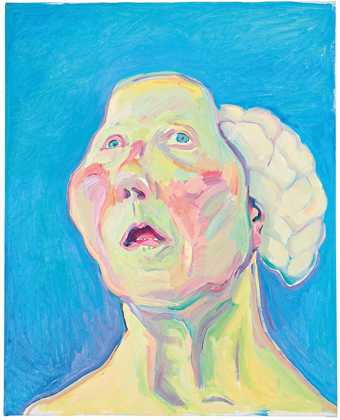 Maria Lassnig, Lady with Brain c.1990
