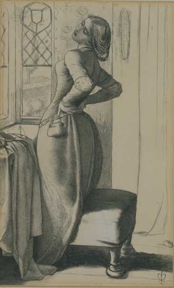 John Everett Millais Study for Mariana 1850