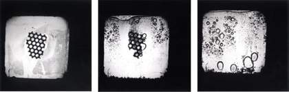 Mark Boyle and Joan Hills Zinc being destroyed by acid in Son et Lumiere for Earth Air Fire and Water 1966