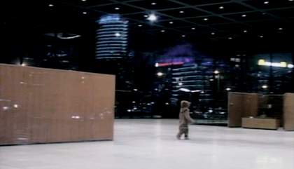 Mark Wallinger Sleeper at the Neue Nationalgalerie, Berlin, 2004–5 still one