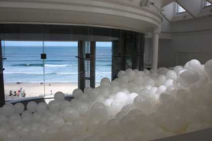 Martin Creed Work No. 200 Half the air in a given space