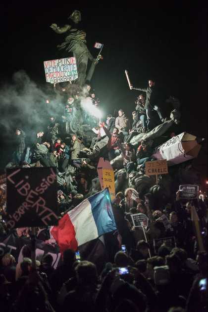 Charlie Hebdo protest march Paris January 11 2015