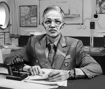 Mary Reid Kelley with Patrick Kelley, Harry S. Truman 2017