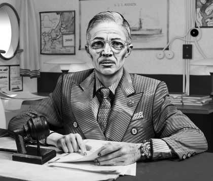 Mary Reid Kelley with Patrick Kelley, Harry S. Truman 2017