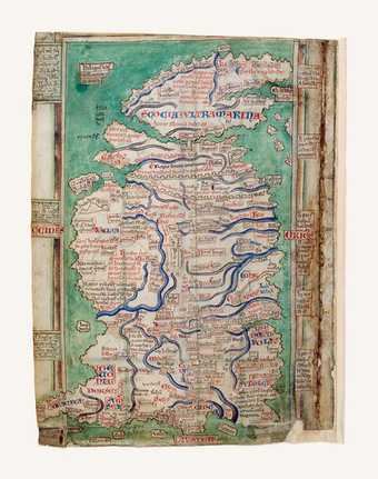 Matthew Paris Map of the British Isles 1250