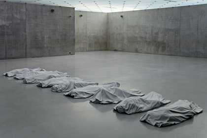 Maurizio Cattelan Installation view of All at Kunsthaus Bregenz 2007