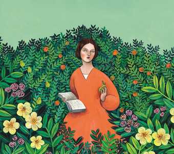 Illustration of Christina Rossetti