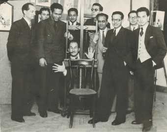 Members of the Art and Liberty group during their 1941 exhibition - Sylvie and Sonia Younan collection, Paris, photo © Sylvie and Sonia Younan collection, Paris