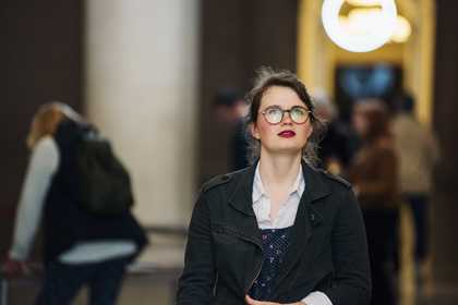 Image of woman staring into the distance