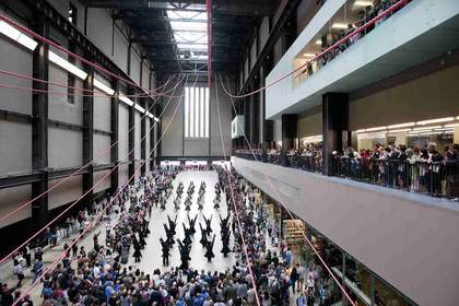 Marlon Griffith, No Black in the Union Jack, 2014. As part of BMW Tate Live: Up Hill Down Hall-An Indoor Carnival, Tat