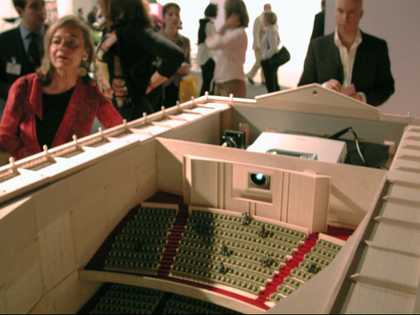 The installation of Carlos Garacoia's 'Letter to the Censors' at Miami Basel Art in 2003