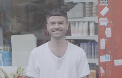 Still image of Michael Dean from TateShots video