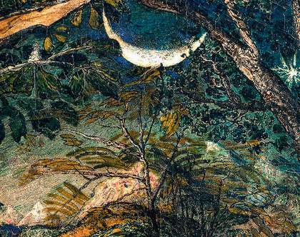 Detail of Samuel Palmer, A Hilly Scene c1826–8
