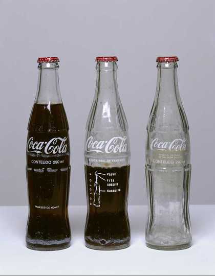 Cildo Meireles, Insertions into Ideological Circuits: Coca-Cola Project (Interções em Circuitos Ideolõgicos: Projeto Coca-Cola) 1970
