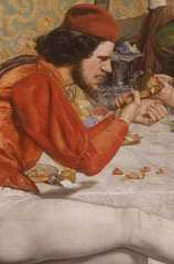 John Everett Millais Detail of Lorenzo and Isabella 1848–9
