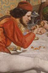 John Everett Millais Detail of Lorenzo and Isabella 1848–9