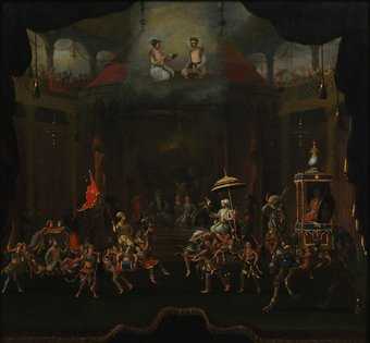 Willem Schellinks Parade of the Sons of Shah Jahan on Composite Horses and Elephants © Victoria and Albert Museum, London
