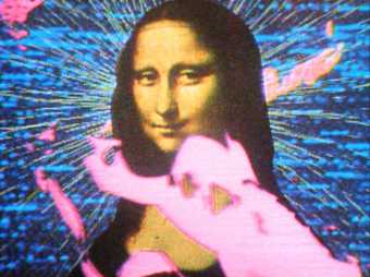 Toshio Matsumoto Mona Lisa 1973, video still