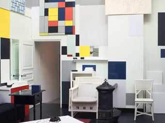 Piet Mondrian's studio