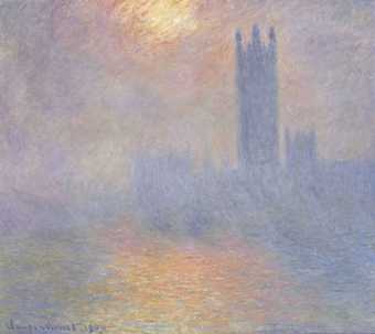 Claude Monet, London, Houses of Parliament. The Sun Shining through the Fog, 1904