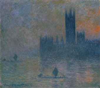 Claude Monet, Houses of Parliament (Effect of Fog), 1903–4