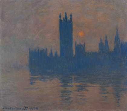 Claude Monet, Houses of Parliament, Sunset, 1904
