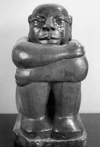 Ronald Moody The Onlooker 1958 teak, 65 x 32 x 38 cm 