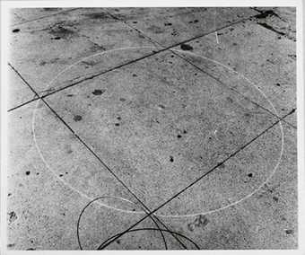 John Baldessari Trying to Roll a Hoop in a Perfect Circle Best Sequence 216 Frames 1972