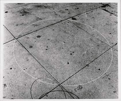 John Baldessari Trying to Roll a Hoop in a Perfect Circle Best Sequence 216 Frames 1972
