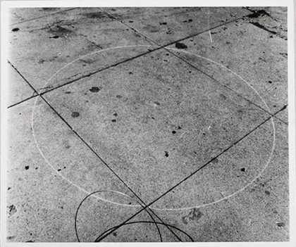 John Baldessari Trying to Roll a Hoop in a Perfect Circle Best Sequence 216 Frames 1972