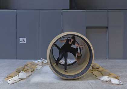 Installation view of Bodyspacemotionthings, Tate Modern, 2009