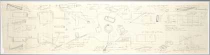 Robert Morris’s hand-drawn, aerial-view plan 1971
