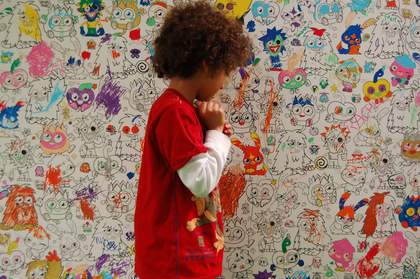 Six year old Jude's visit to the Moshi Monsters studio in London