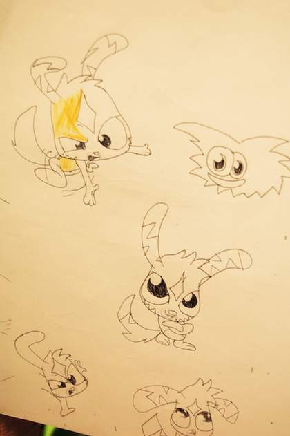 Six year old Jude's visit to the Moshi Monsters studio in London