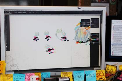 Six year old Jude's visit to the Moshi Monsters studio in London