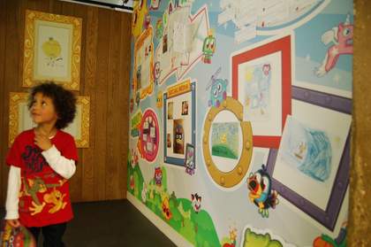 Six year old Jude's visit to the Moshi Monsters studio in London
