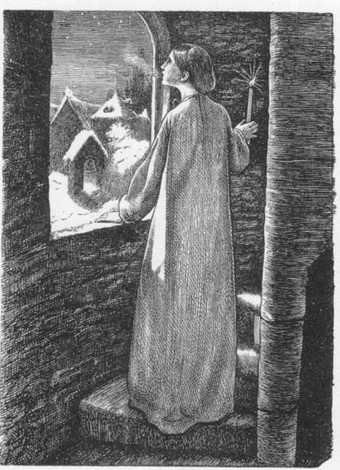 John Everett Millais Illustration for ‘St Agnes’ Eve’