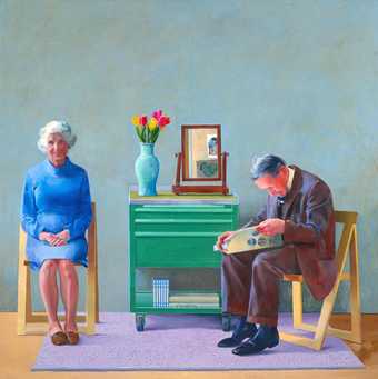 David Hockney My Parents 1977 Oil on canvas